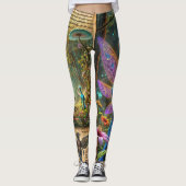Whimsical Junk Journal Leggings (Vorderseite)