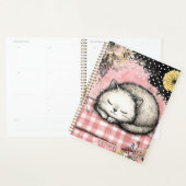 Whimsical Katzen Floral Wasserfarben Kunst Planer (Anzeige)
