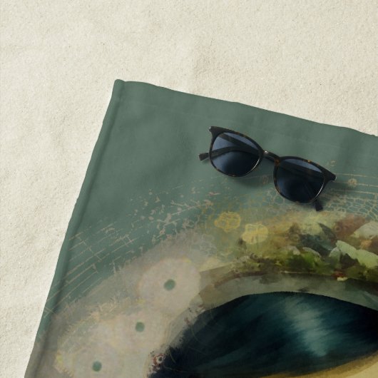 Whimsical Kawaii Fairy Tale Girl Strandtuch (Beispiel)