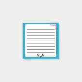 Whimsical Kawaii Post-It Notepad Klebezettel (Vorderseite)