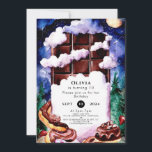 Whimsical Kids' Chocolate Birthday Einladung<br><div class="desc">Feiern Sie Ihren besonderen Tag mit unserer Einladung "Whimsical Kids' Chocolate Birthday". Dieses reizvolle Design besticht durch spielerische Elemente im Schokoladenstil und lebhafte Farben. Freuen Sie sich auf einen angenehmen und zauberhaften Abend. Die bearbeitbare Vorlage erlaubt es Ihnen, jedes Detail zu personalisieren und Ihre Einladung einzigartig zu gestalten. Mit dem...</div>