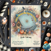 Whimsical Kids Spuk House Party Pastel Fall Spaß Einladung