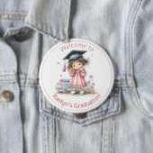 Whimsical Kindergarten Graduation Celebration  Button (Beispiel)