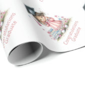 Whimsical Kindergarten Graduation Celebration  Geschenkpapier (Rolleneckpunkt)