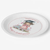 Whimsical Kindergarten Graduation Celebration  Pappteller (Schrägansicht)