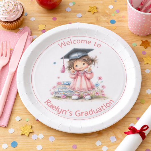 Whimsical Kindergarten Graduation Celebration  Pappteller
