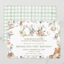 Whimsical Kinderzimmer Rhyme Greenery 1. Geburtsta