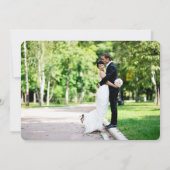 Whimsical Kissing Summer Love Birds Danke Karte (Rückseite)