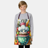 Whimsical Kitchen Adventure Kids' Apron Schürze (Getragen)