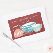 Whimsical Kitchen Geschenkkleber Rechteckiger Aufkleber (Umschlag)
