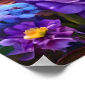 Whimsical Kitten in einer surrealen Fantasy Landsc Poster (Ecke)