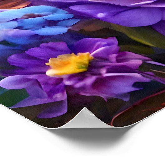 Whimsical Kitten in einer surrealen Fantasy Landsc Poster (Ecke)