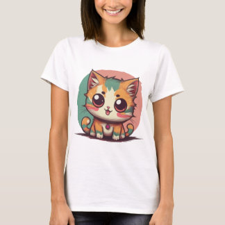 Whimsical Kitten T - Shirt - Zweckmäßig und