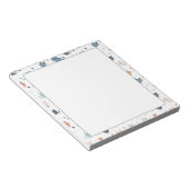 Whimsical Kitty Stationery Niedlich Cat Pattern Notizblock (angewinkelt)