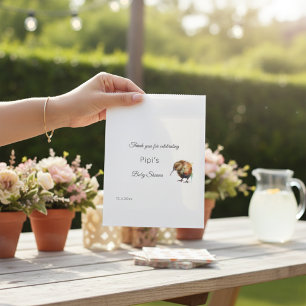 Whimsical Kiwi-Vogel-Baby-Party   Süße Pipi Geschenktütchen