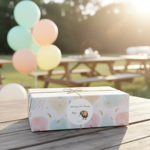 Whimsical Kiwi-Vogel-Baby-Party   Süße Pipi Runder Aufkleber