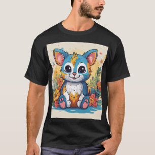 Whimsical Koala & Eucalyptus Sticker T - Shirt - E