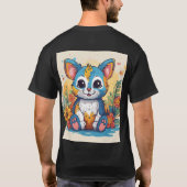 Whimsical Koala & Eucalyptus Sticker T - Shirt - E (Rückseite)