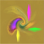 "Whimsical", kundenspezifisch geschnitten Vinyl St Aufkleber (Vorderseite)