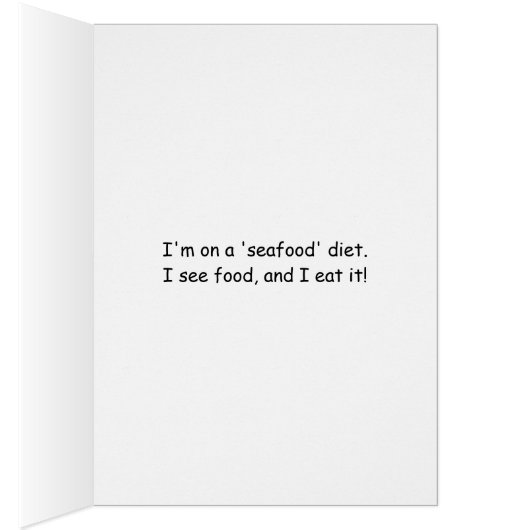 Whimsical Lady auf einer Meeresfrüchte-Diät (Innen (Rechts))