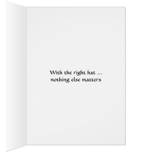 Whimsical Lady mit dem rechten Hut (Innen (Rechts))