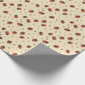 Whimsical Ladybug Geschenkpapier (Ecke)