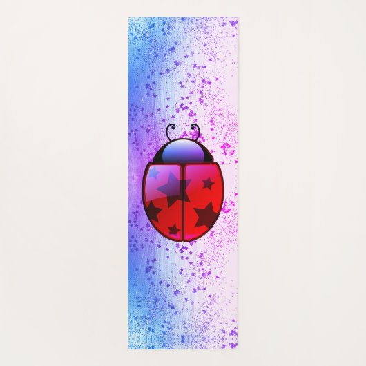 Whimsical Ladybug Yoga Mat Yogamatte (Rückseite)