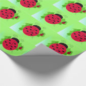 Whimsical Ladybugs Geschenkpapier (Ecke)