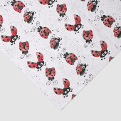 Whimsical Ladybugs und Spritzer Paint Seidenpapier (Ausschnitt)