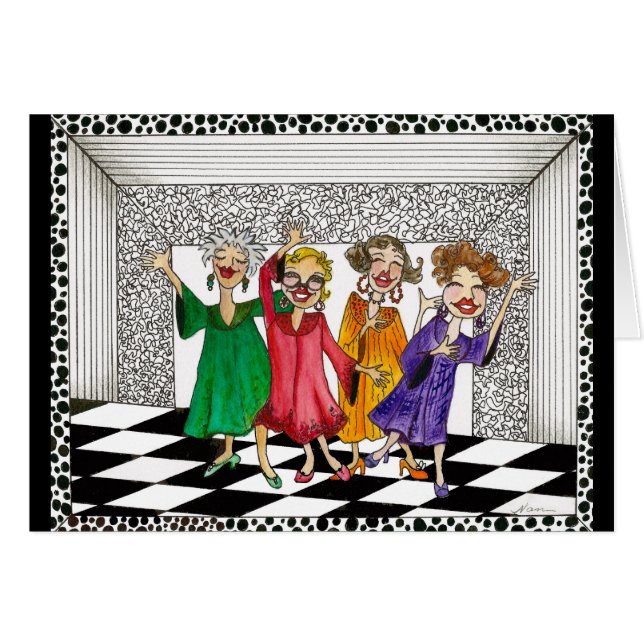 Whimsical Ladys Darstellend in Song und Tanz (Vorderseite (Horizontal))