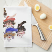 Whimsical Ladys Kitchtuch Küchentuch (Viertel Falte)