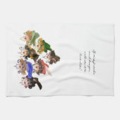 Whimsical Ladys Kitchtuch Küchentuch (Horizontal)