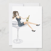 Whimsical Las Vegas Wedding Einladung (Rückseite)