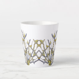 Whimsical Latte Tasse (Doodle - von Hand gezeichne