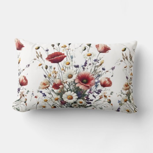 Whimsical Lavender Fields Pillow Lendenkissen (Vorderseite)
