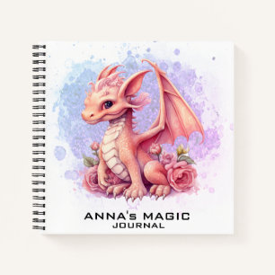 *~* Whimsical Law Attraction Baby Dragon AP85 Notizblock