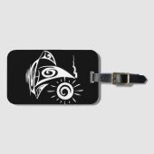 Whimsical Lazy Gepäckanhänger (Vorderseite (Horizontal))