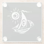 Whimsical Lazy Glasuntersetzer (Rückseite)