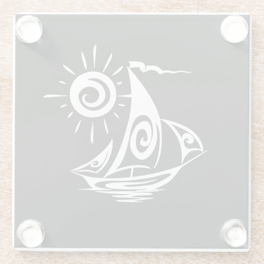 Whimsical Lazy Glasuntersetzer (Rückseite)