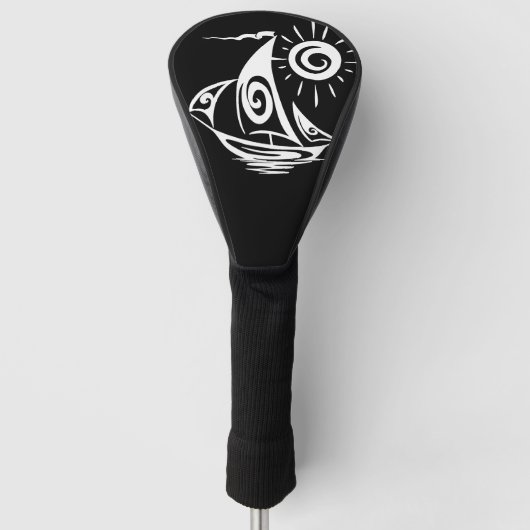 Whimsical Lazy Golf Headcover (Vorderseite)