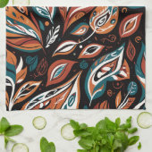 Whimsical Leaves Geschirrtuch (Gefaltet)