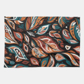 Whimsical Leaves Geschirrtuch (Horizontal)