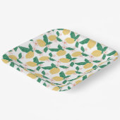 Whimsical Lemon Party Pappteller (Gewinkelt)
