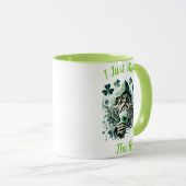 Whimsical Leprechaun Savoring a Brew Tasse (VorderseiteRechts)