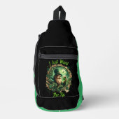 Whimsical Leprechaun Savoring a Pint Crossbody Bag (Vorderseite)