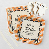 Whimsical Let's Go Hexen Halloween Junggesellinnen Serviette