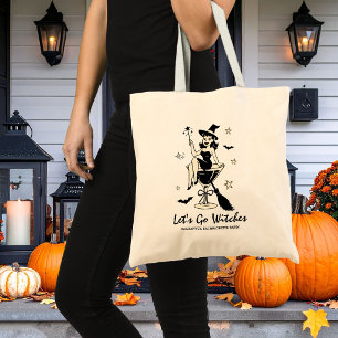 Whimsical Let's Go Hexen Halloween Junggesellinnen Tragetasche