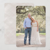 Whimsical Letting Save the Date Card (Vorne/Hinten)