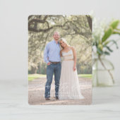 Whimsical Letting Save the Date Card (Stehend Vorderseite)