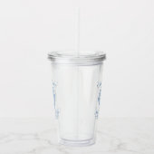 Whimsical letzten Toast an der Küste Acryltrinkbecher (Rechts)